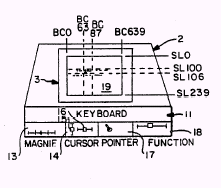 Schematic diagram of a screen magnifier.