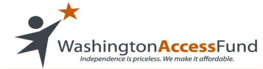 Washington Access Fund: Independence is priceless. We make it affordable.