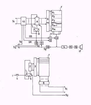 Schematic diagram of a talking timepiece.